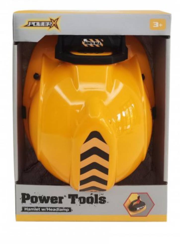 POWER X Construction Helmet w/Portable Headlamp (20354)