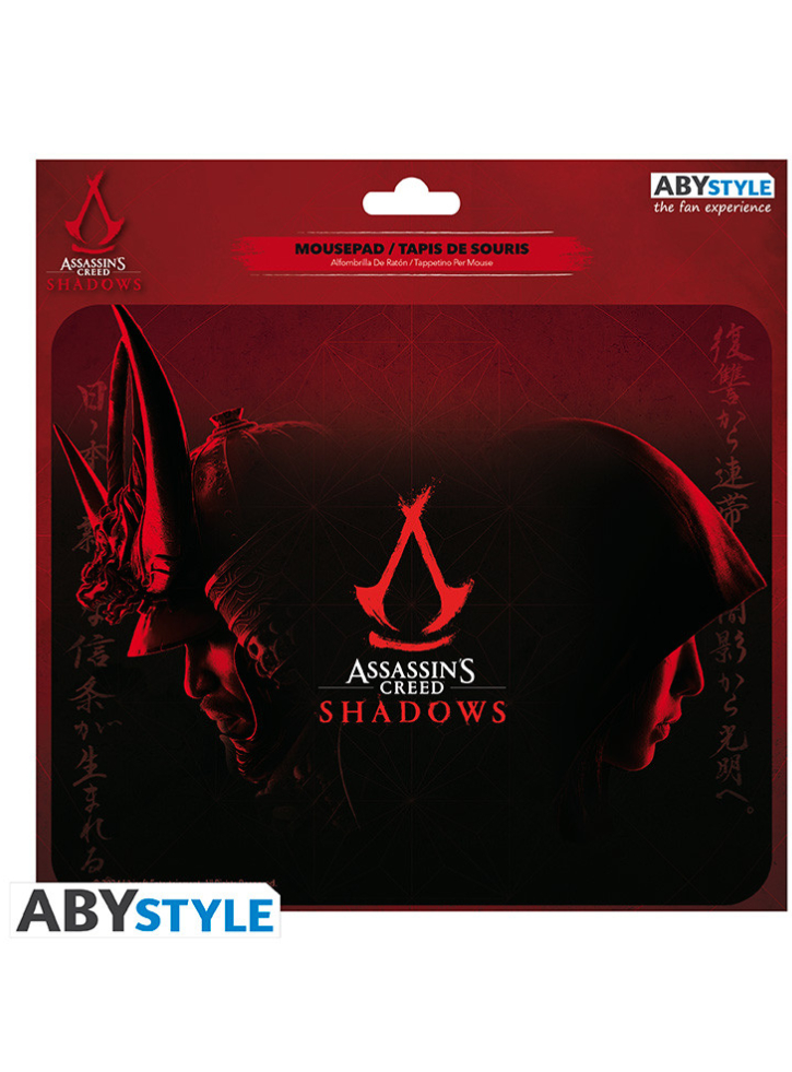 ASSASSIN'S CREED Soft Mouse Pad Shadows Yasuke & Naoe