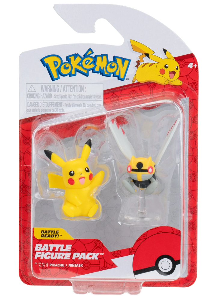 Pokemon Battle Figure Ninjask and Pikachu (PKW3576)