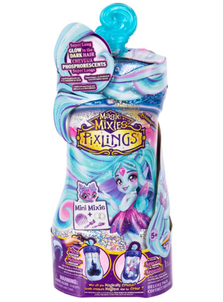 Magic Mixies Pixlings Galaxy Hair Doll Single PK Flyt (30529)
