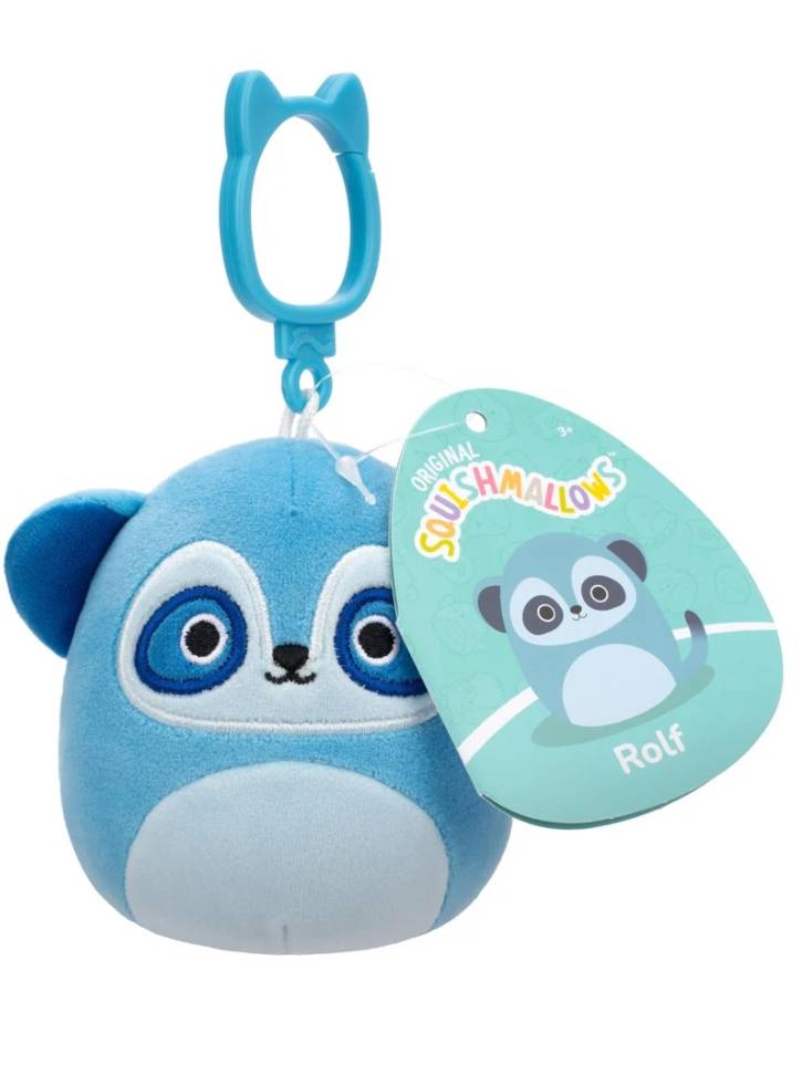 Squishmallows P20 Clip On Rolf Meerkat 9cm