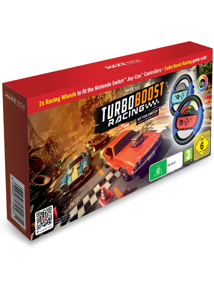 Maxx Tech Turbo Boost Racing Kit - Nintendo Switch