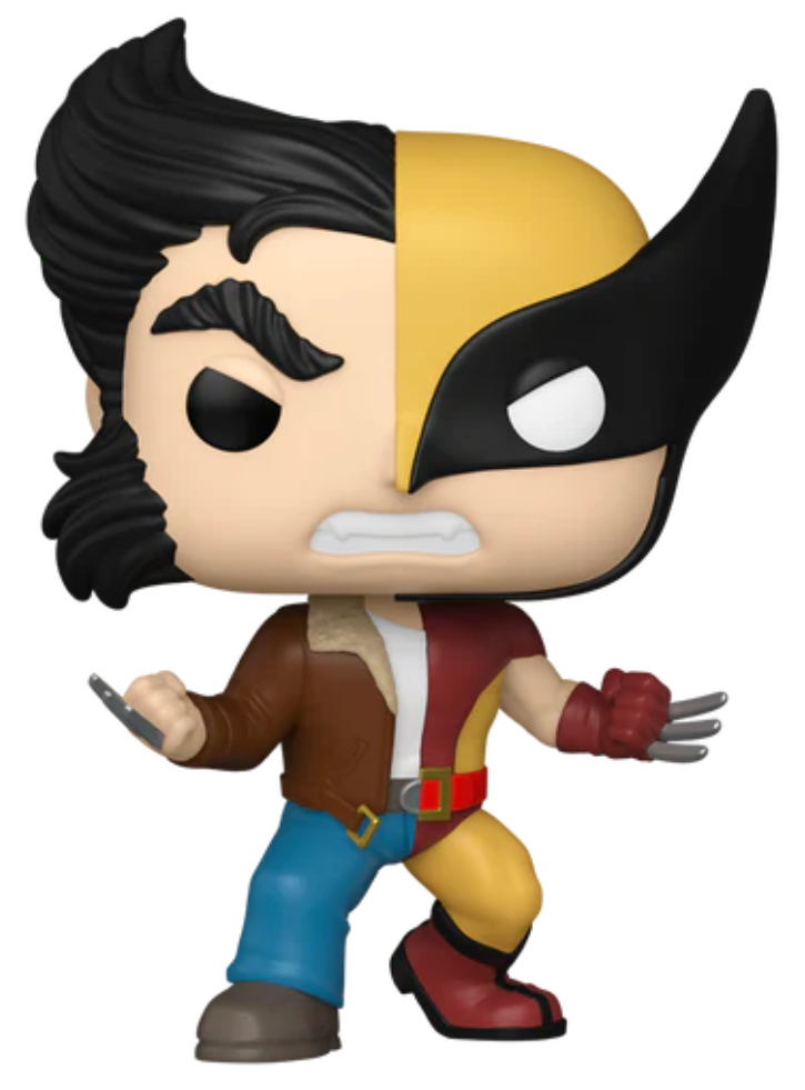 Funko Pop Marvel Split Logan/Wolverine #1433 Bobble-Head 9cm