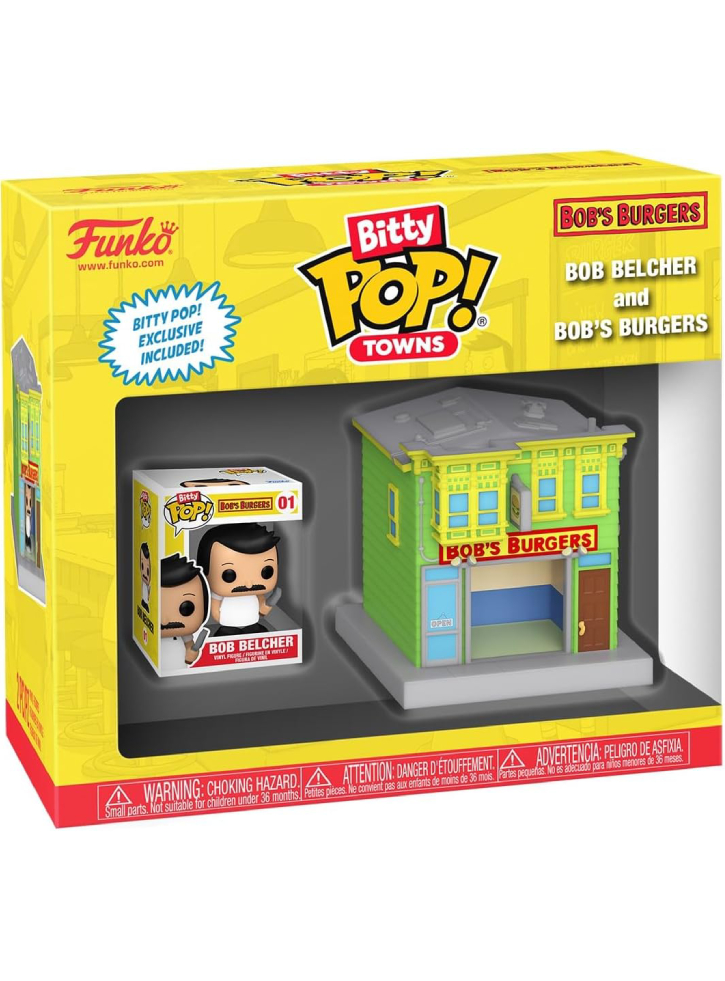 Funko Bitty Pop Towns Bobs Burgers Bob Belcher and Bobs Burgers