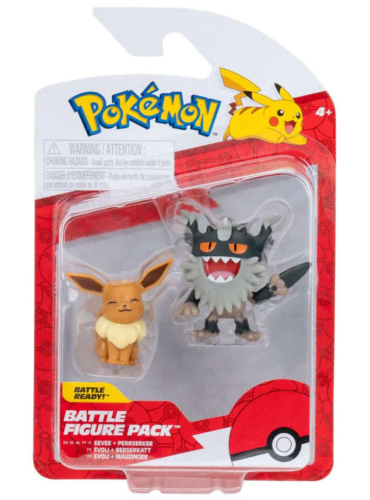 Pokemon Battle Perrserker and Eevee (PKW3577)