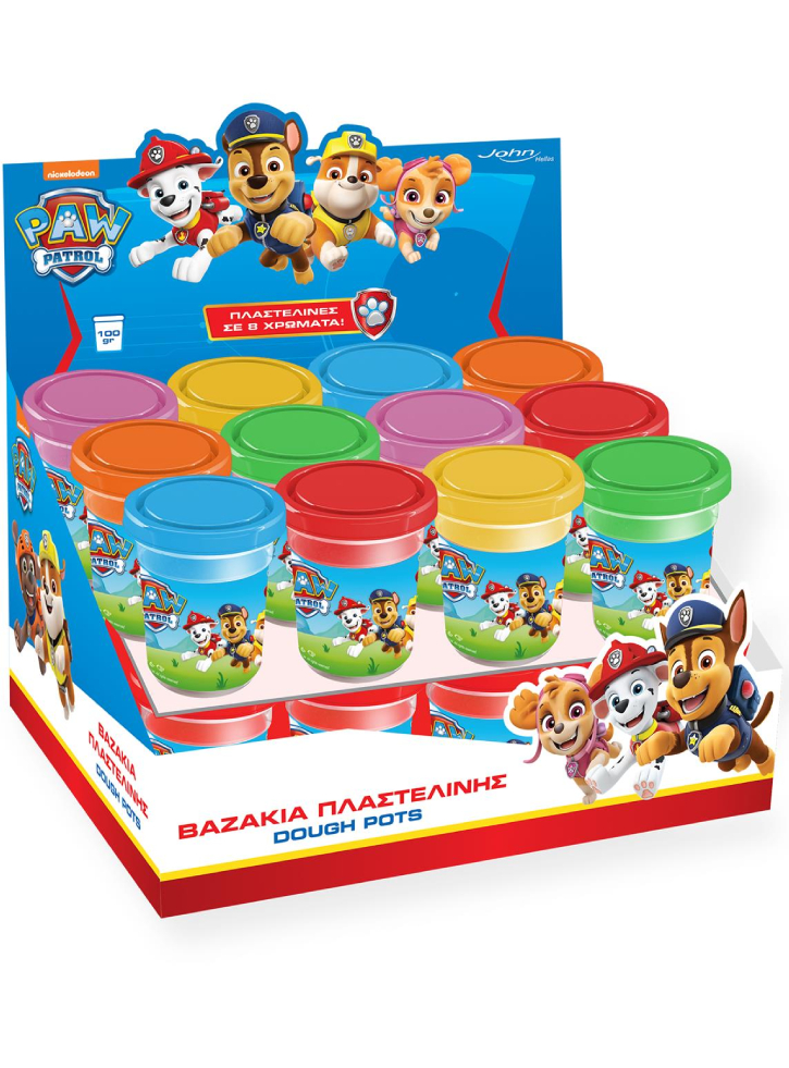 Paw Patrol Plasteline Single Tub Dough in Display 100gr (03977PM)
