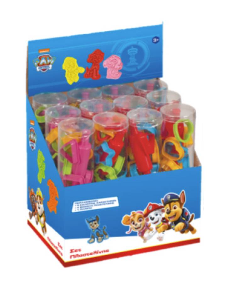 Paw Patrol Plasteline Dough Set In A Tube 1Pc (03980PM)