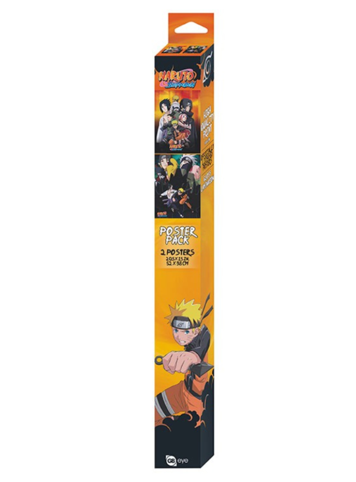 NARUTO SHIPPUDEN Set 2 Posters Ninjas (52x38)