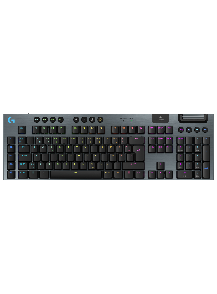 Logitech G915 X LIGHTSPEED Low-Profile Wireless Keyboard (Nordic)