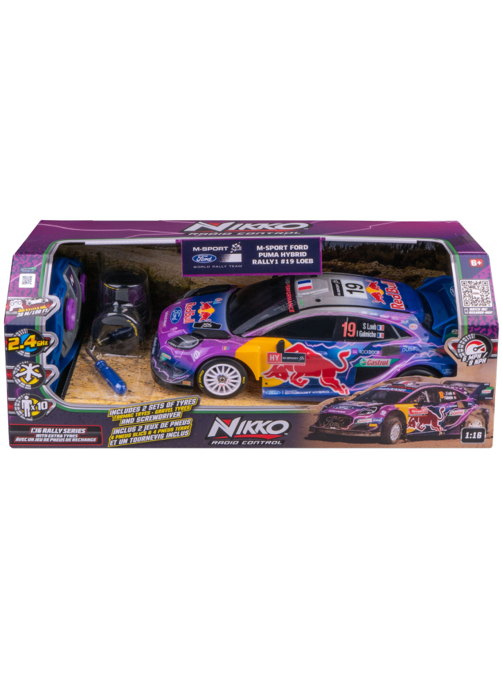 Nikko RC M-Sport Ford Puma with extra tyres 28cm (10401)