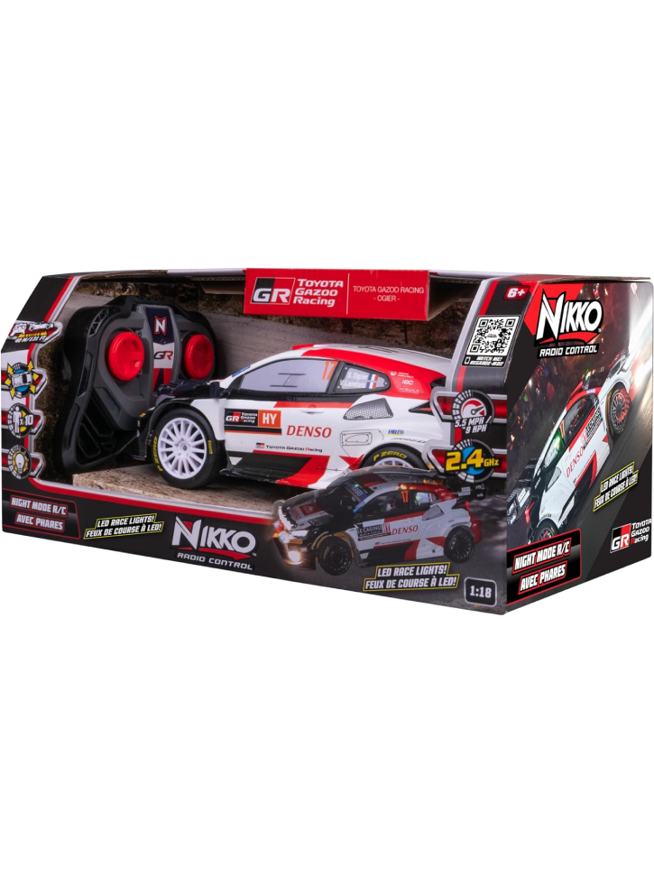 Nikko Toyota Gazoo Racing Ogier 1:18 RC Night Mode 25cm (10394)