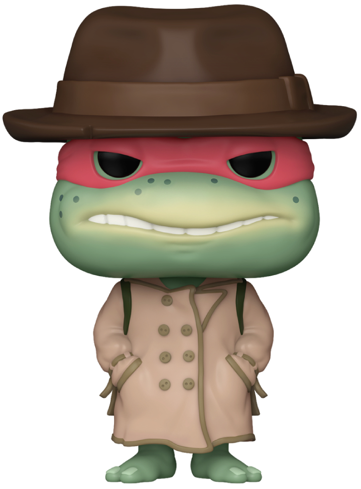 Funko Pop Movies Teenage Mutant Ninja Turtles Raphael with Coat Hat #1612 9cm