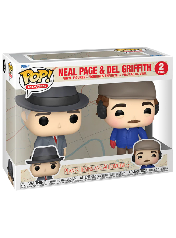 Funko Pop! 2-Pack Planes, Trains and Automobiles Neal, Del