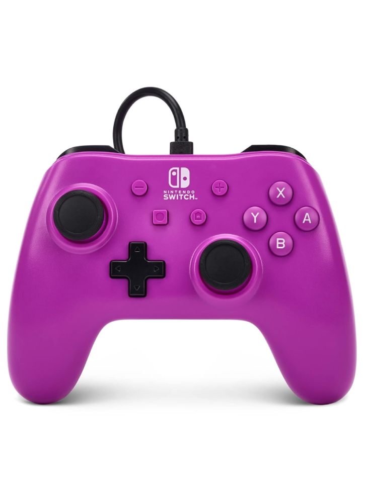 PowerA Wired Controller Grape Purple - Nintendo Switch