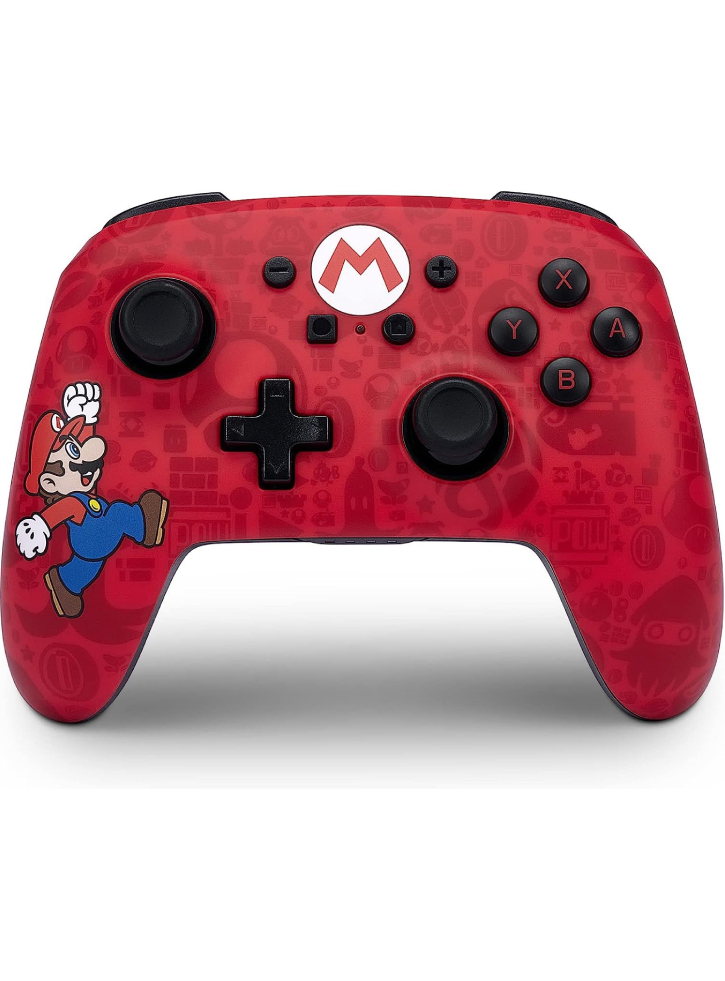 PowerA PowerA Enhanced Wireless Controller Here We Go Mario - Nintendo Switch