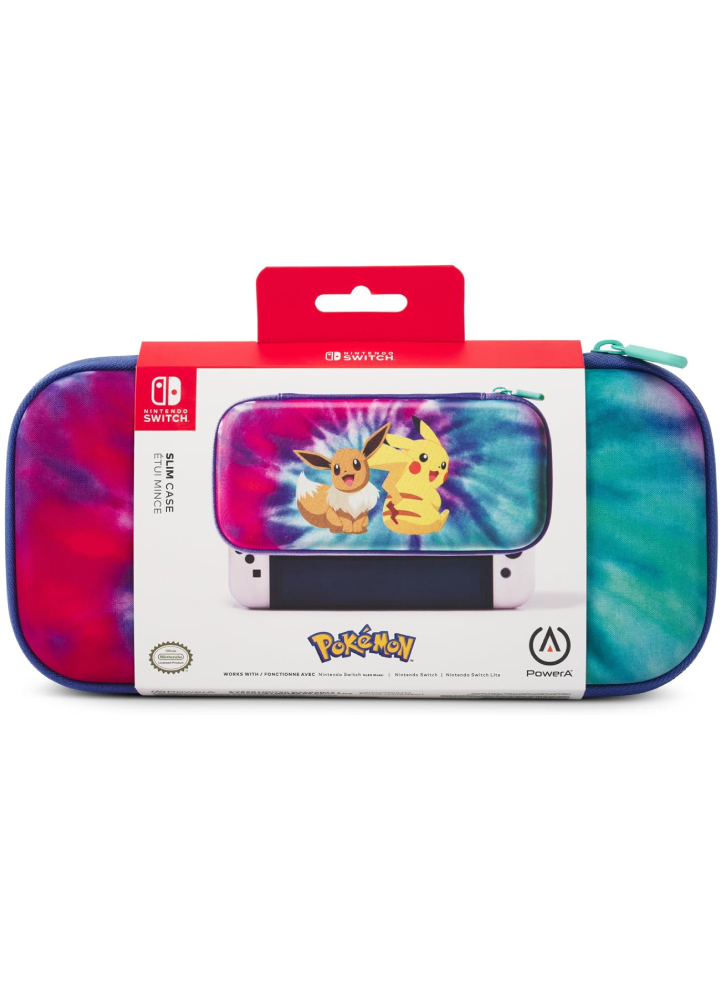 PowerA PowerA Slim Case Tie-Dye Pikachu & Eevee (OLED/NSW/Lite) - Nintendo Switch