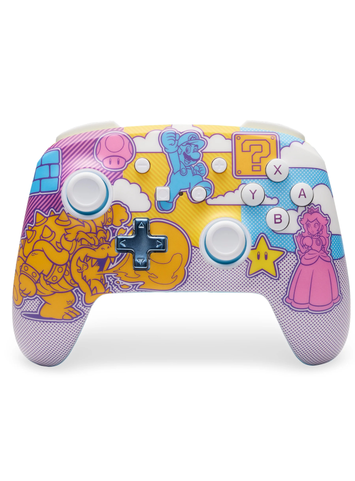 PowerA Enhanced Wireless Controller Mushroom Kingdom Pop Art - Nintendo Switch