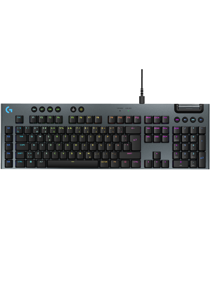 Logitech G915 X Low-Profle Wired Keyboard (Nordic) - PC