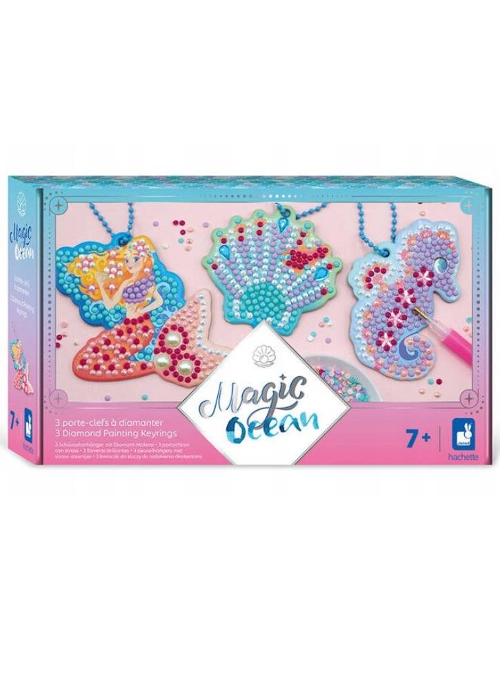 Janod Magic Ocean 3 Diamond Painting Keyrings (LKJ7793)
