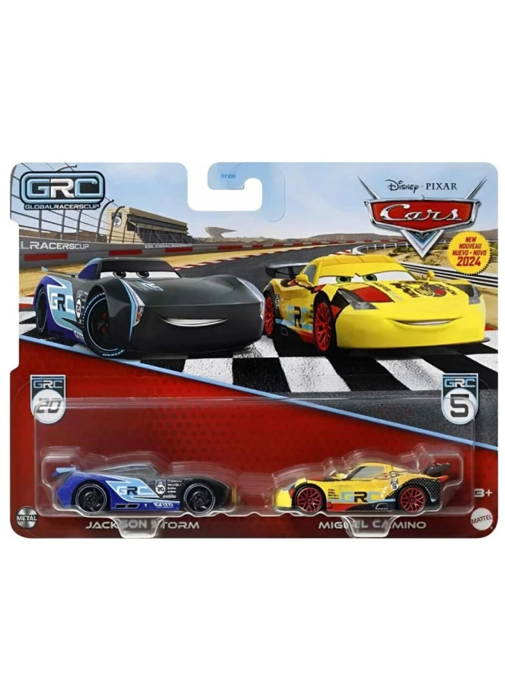 Disney Pixar Cars On the Road Jackson Storm & Miguel Camino (Set of 2) (HTX16)