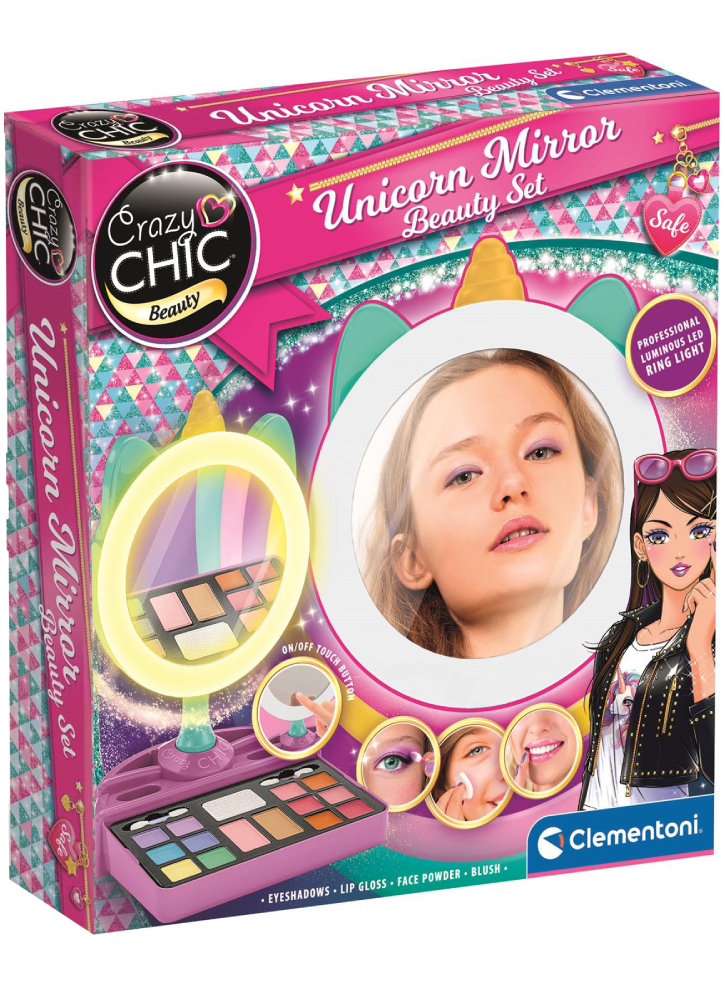 Clementoni Unicorn Mirror Beauty Set (I-18863)