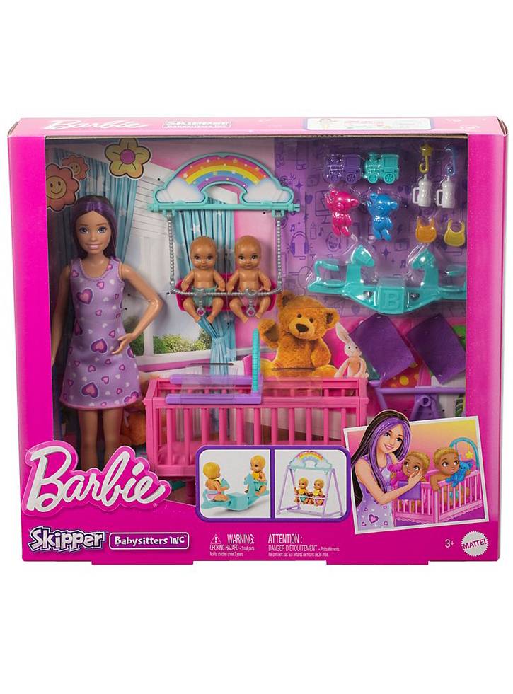 Barbie Skipper Twinning Nursery Doll (HXM99)