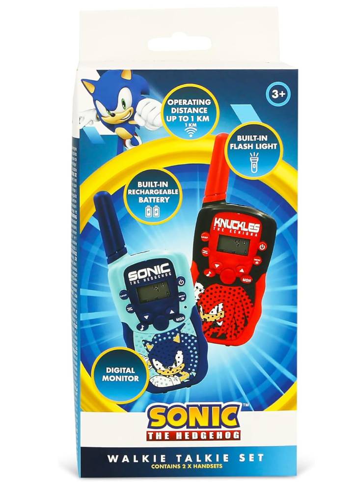 OTL SONIC THE HEDGEHOG WALKIE TALKIE SET
