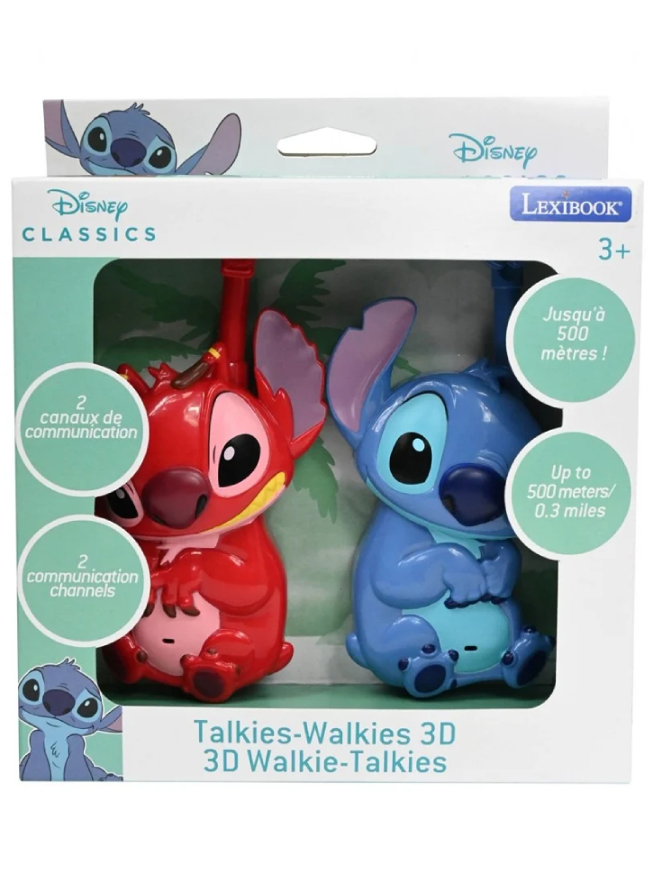 Lexibook Disney Stitch 3D Walkie talkies (TW18D)