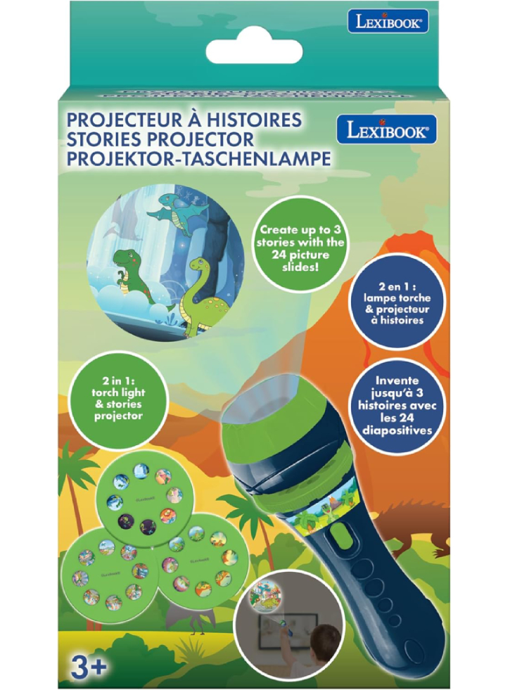 Lexibook Projector and Torch Dinosaur Stories (LTC050DINO)