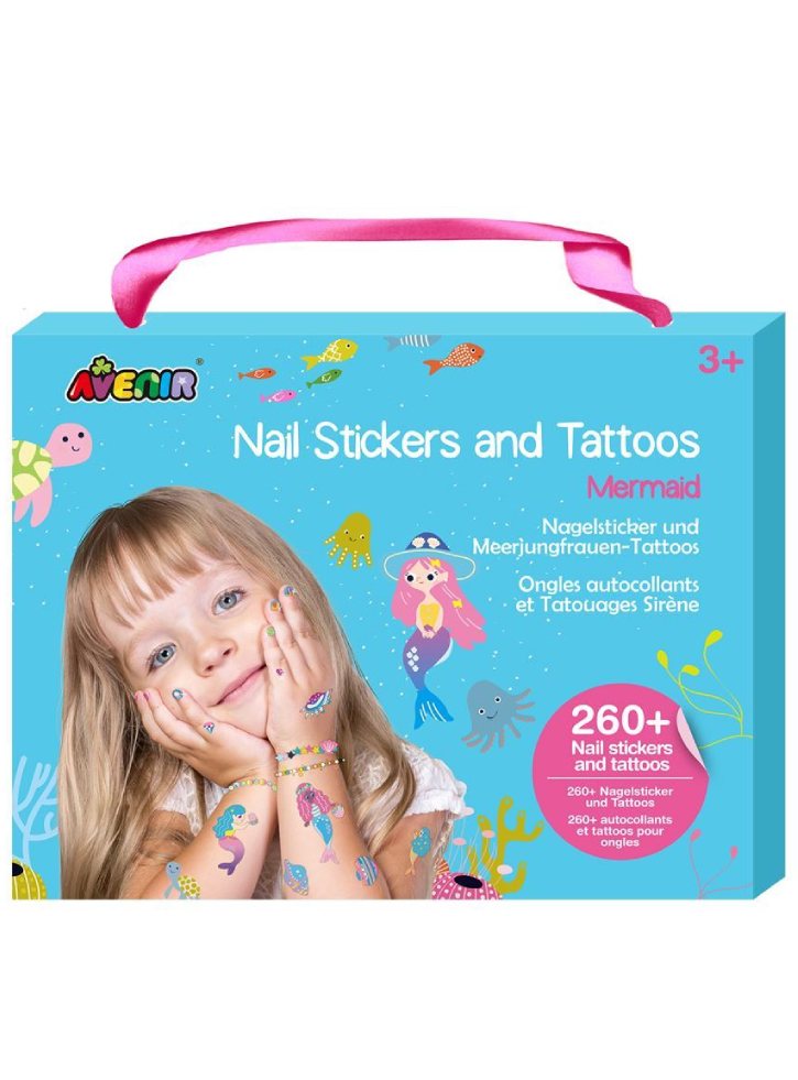 Avenir Nail Stickers and Tattoos Mermaid (58NA218204)