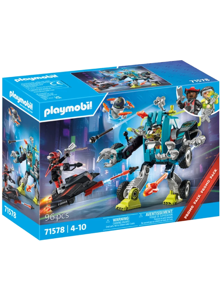 Playmobil Robot vs. glider (71578)