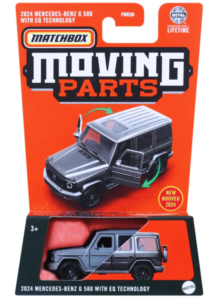 Matchbox Moving Parts 2024 Mercedes-Benz G 580 with EQ Technology (HVM77)