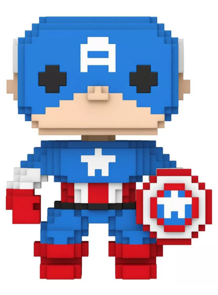 Funko Pop 8-Bit Marvel Captain America (Special Edition) #1426 9cm