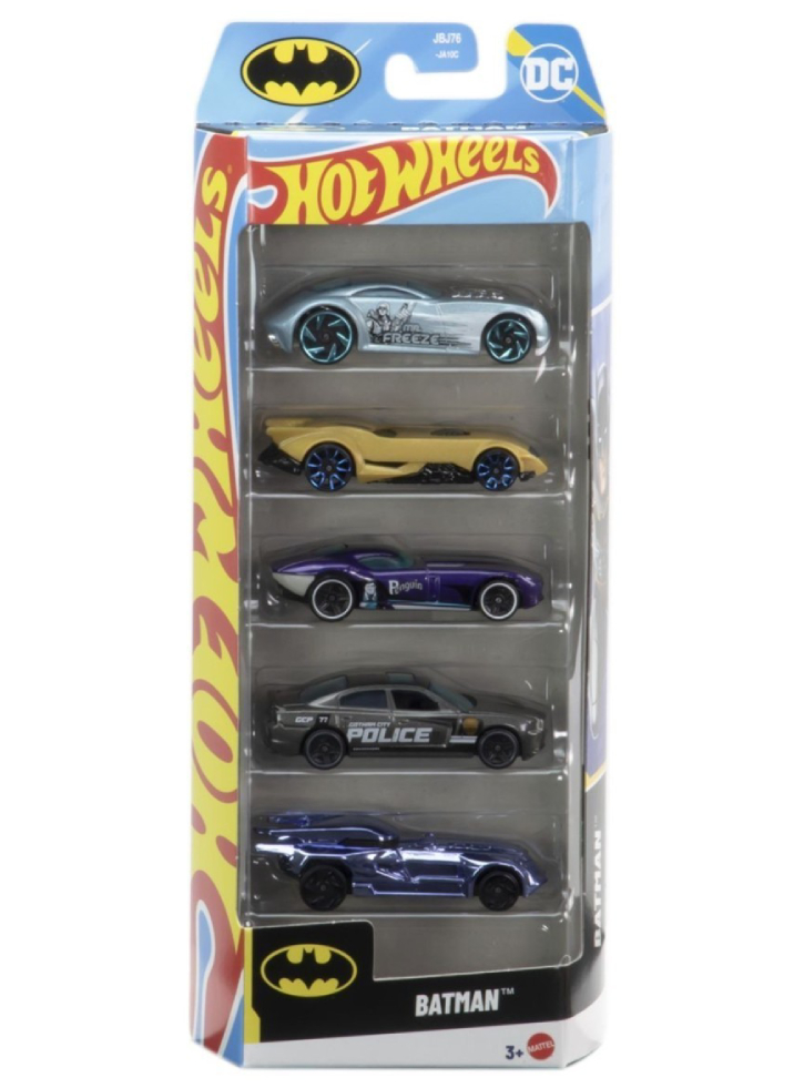 Hot Wheels - DC Batman (Set Of 5) (JBJ76)
