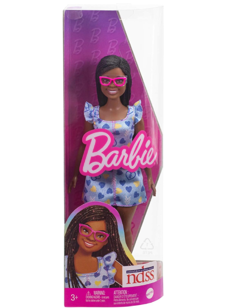 Barbie Fashionistas #229 NDSS Down Syndrome Dark Skin Doll (HYK14)
