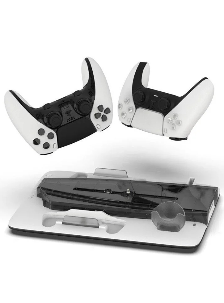 IMP DLX Stand Charges Controllers(inc. Edge), 3sp Fan w. game, headset and remote store - PLAYSTATION 5