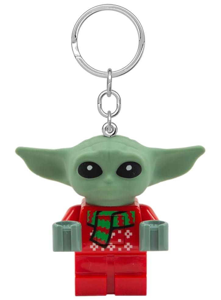 LEGO Keychain w/LED Star Wars Baby Yoda Ugly Sweater (4005036-KE208AH)
