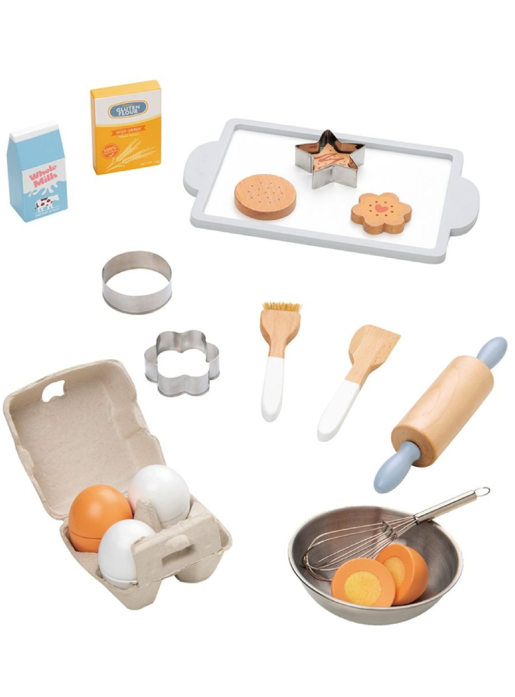 Small Wood Bakery Set (L40224)