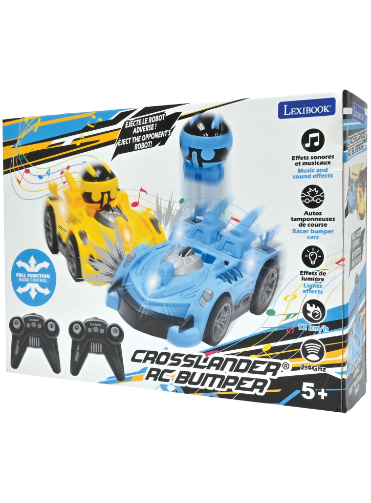 Lexibook Crosslander(r) BUMPER 2 Bumper cars w. 2 figures (RC2)