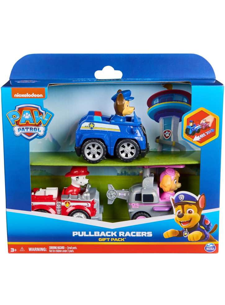 Paw Patrol Pull-Back Vehicles 3 Pack (6070440)