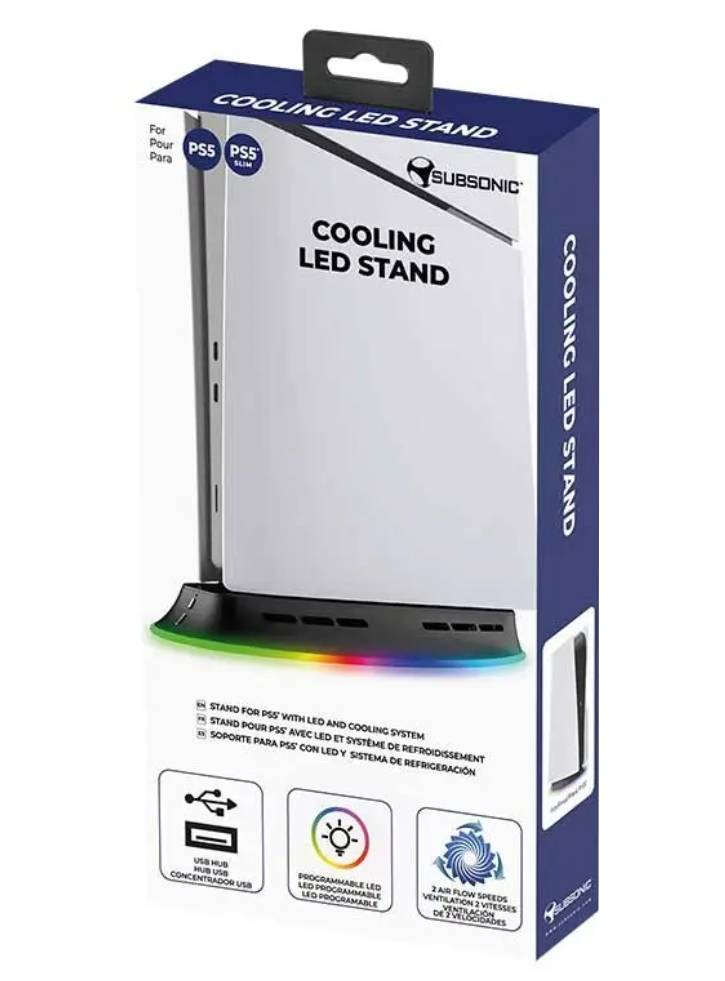 Subsonic Cooling Led Stand (Slim) - PS5