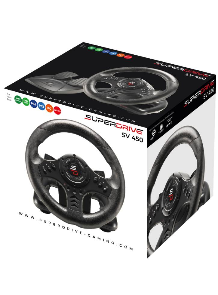 Subsonic Superdrive SV 450 - PS4/PS3/Xbox One/X/S/Switch/PC