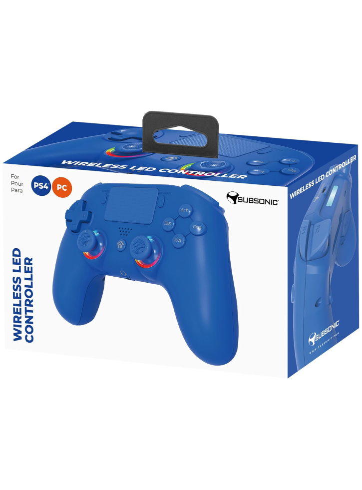 Subsonic Wireless Led Controller Blue - Playstation 4