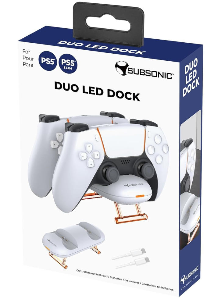 Subsonic Duo Led Dock (Slim) - Playstation 5
