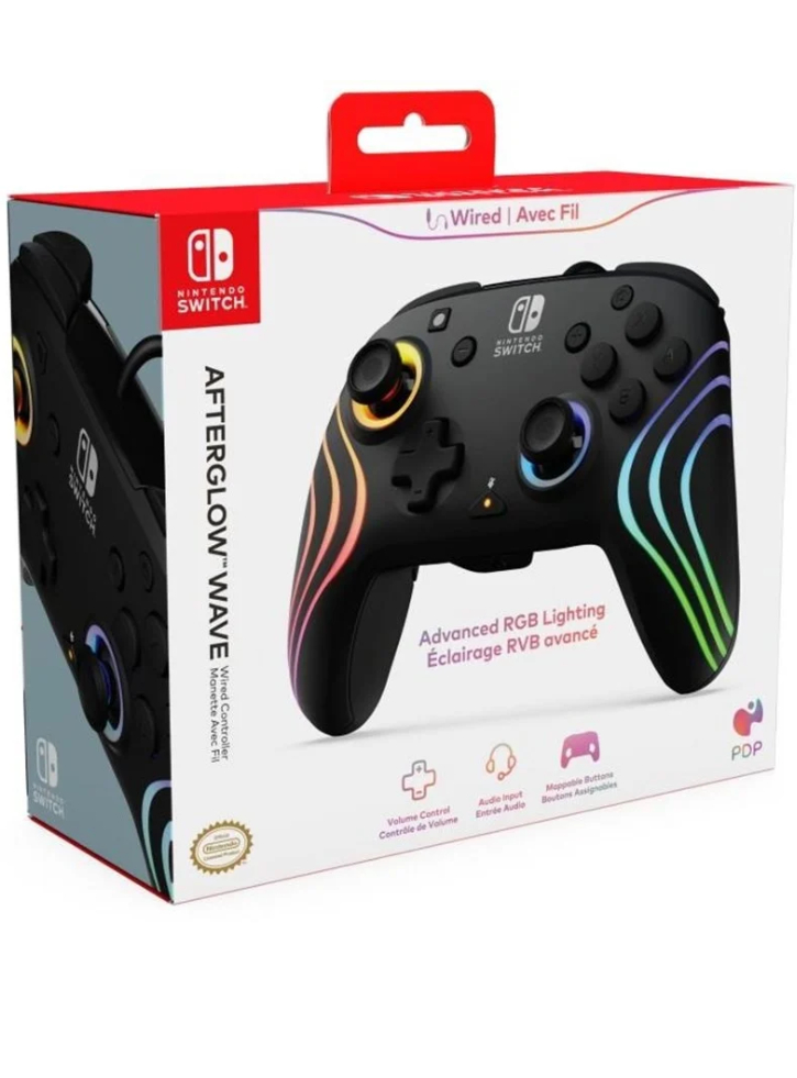 PDP Afterglow Wave Wired Controller - Nintendo Switch
