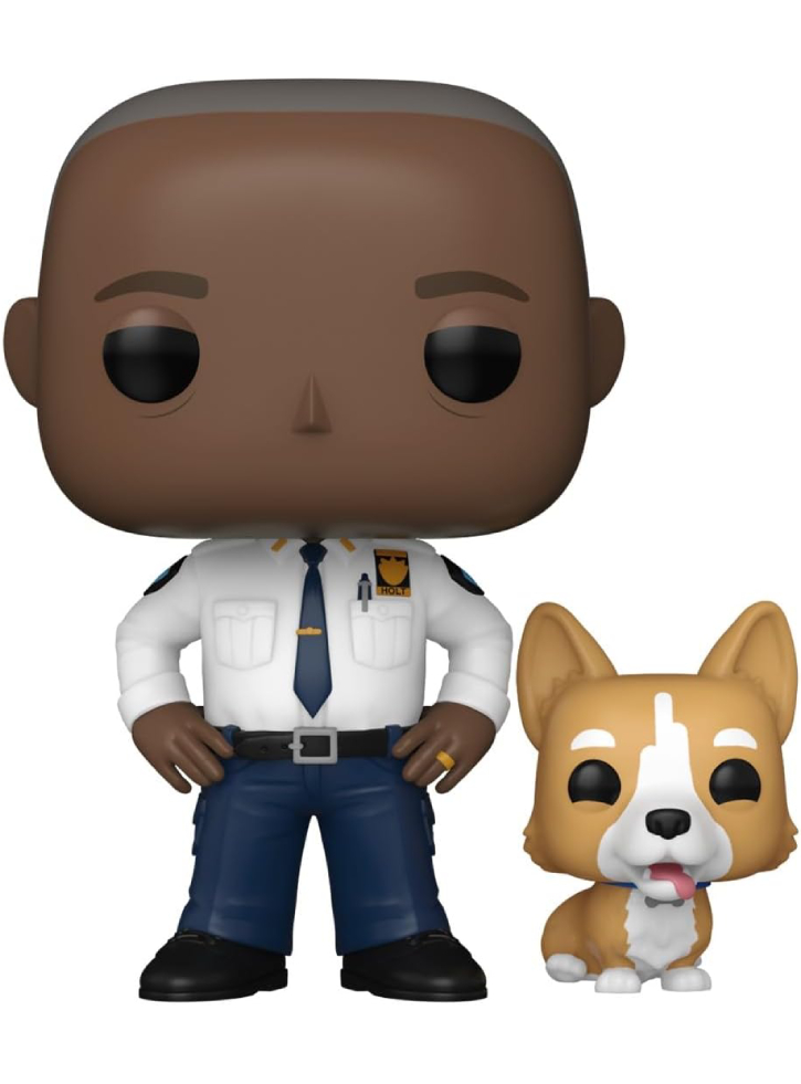 Funko Pop Television Brooklyn Nine-Nine Captaint Ray Holt with Cheddar #1626 10cm
