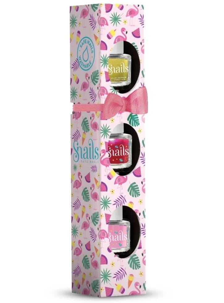 Snails Mini 3 pack Nail Polish Flamingo (G0636)