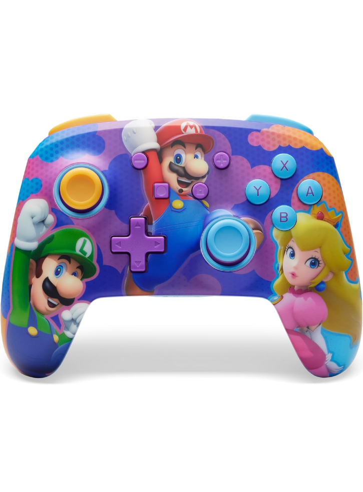 PowerA Enhanced Wireless Controller Color Splash Heroes - Nintendo Switch