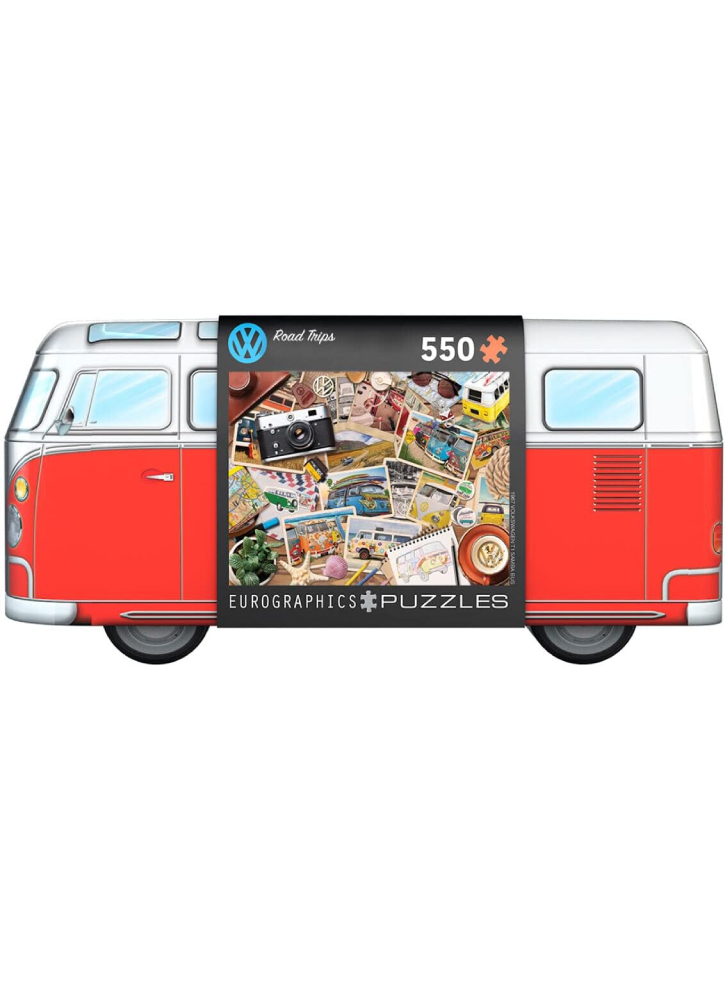 Eurographics Puzzle Wave Hopper in VW Bus tin box 550 piece