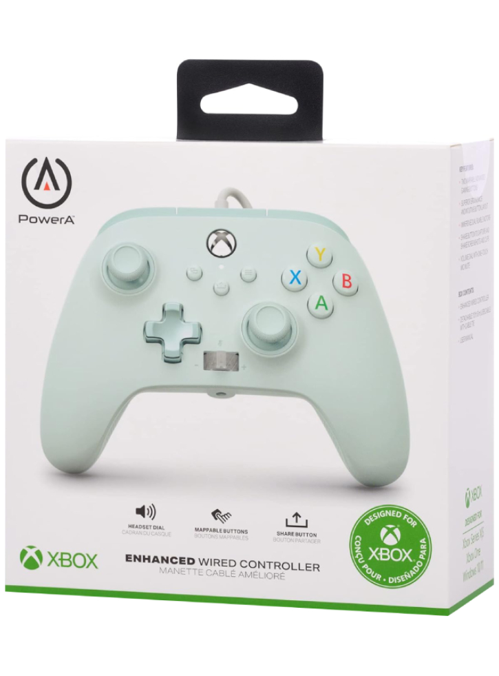 PowerA Enhanced Wired Controller Cotton Candy Blue - Xbox Series X/S